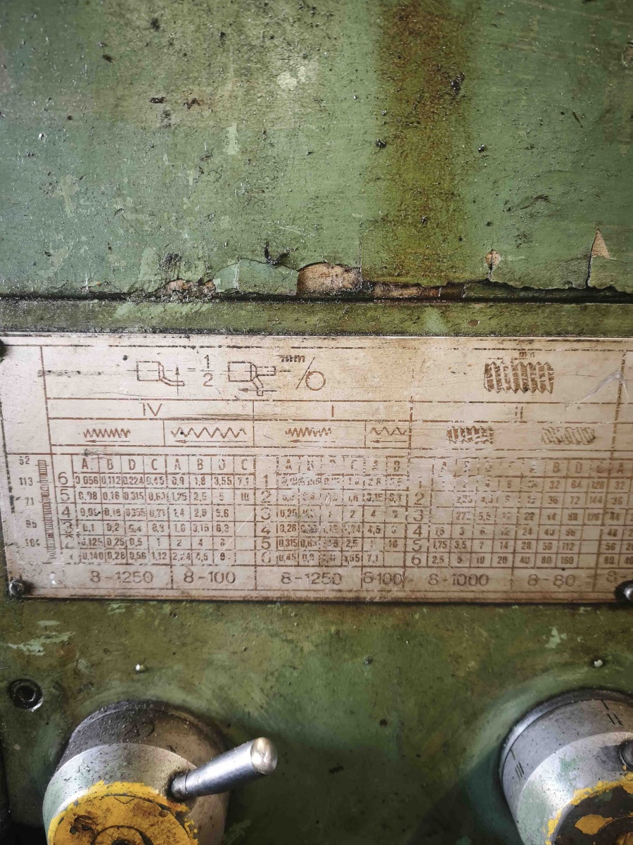 Horizontal Threading Machine SARO Centre Lathe, in good used condition, video - SNA 1000×6000, swing ...