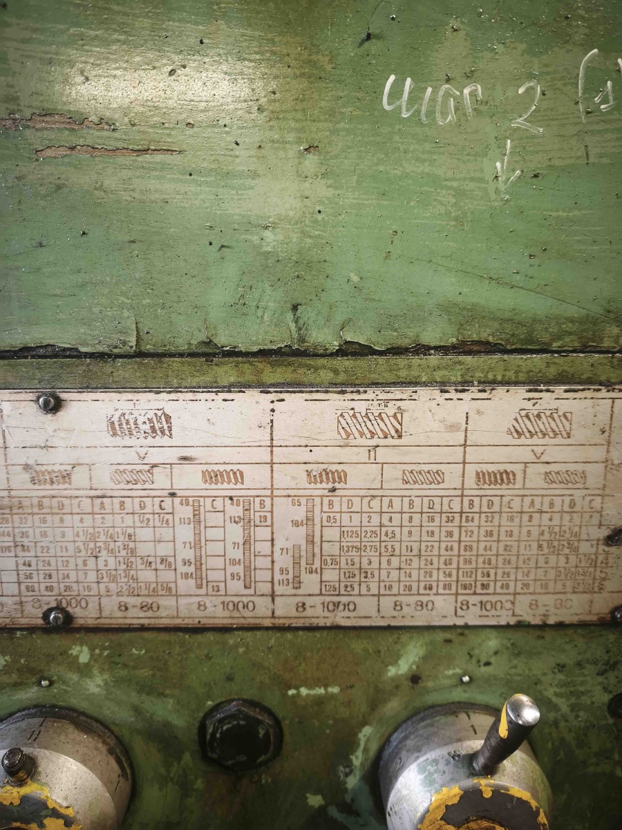 Horizontal Threading Machine SARO Centre Lathe, in good used condition, video - SNA 1000×6000, swing ...